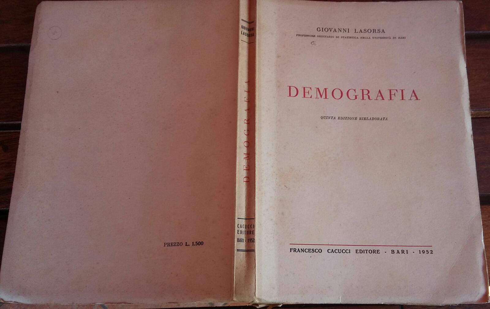 Demografia - copertina