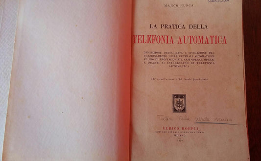 La pratica della telefonia automatica - copertina