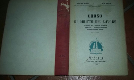 Corso di diritto del lavoro - copertina