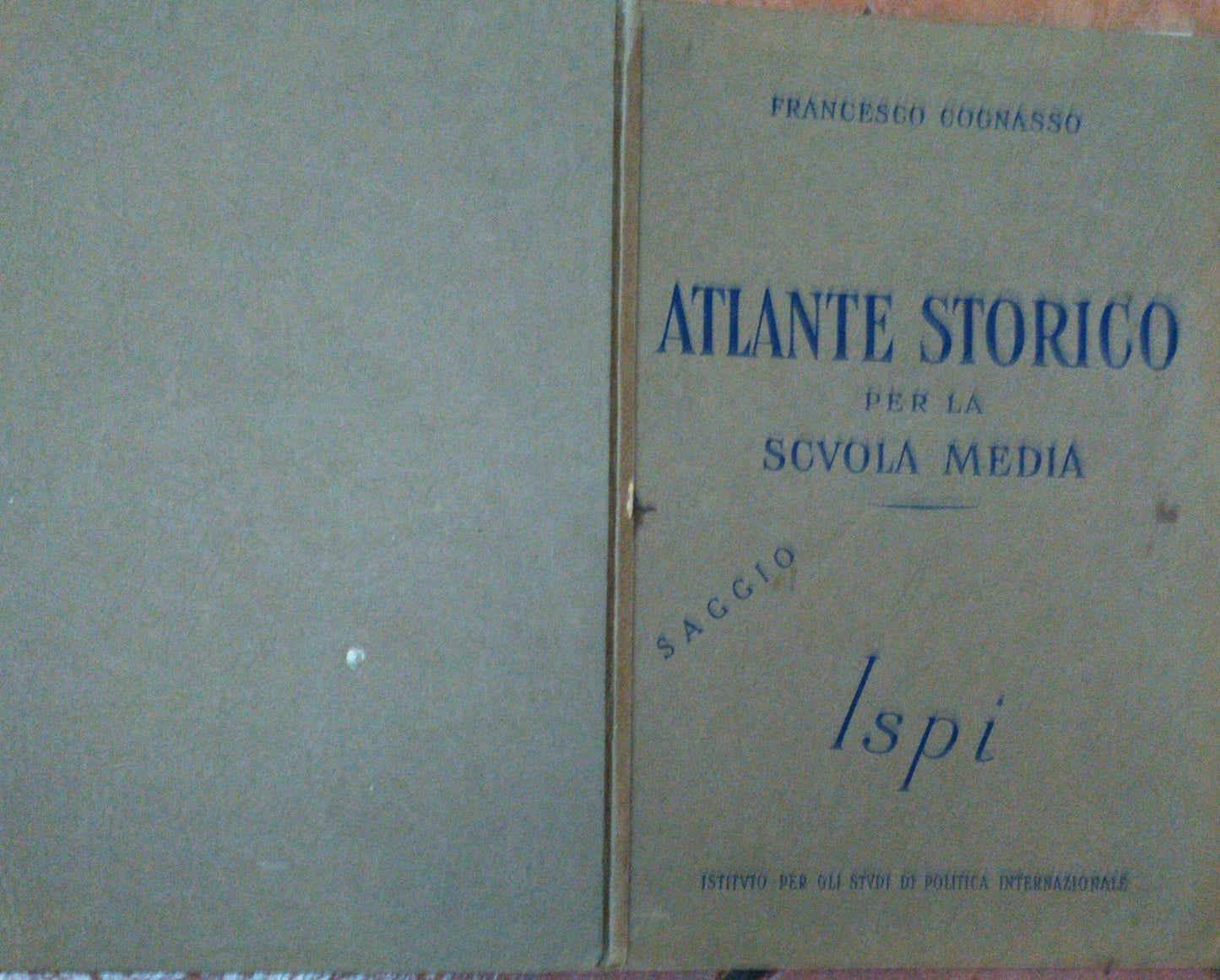 Atlante storico per la scuola media - copertina