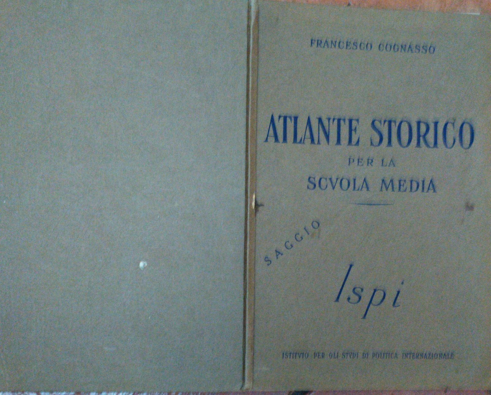 Atlante storico per la scuola media - copertina