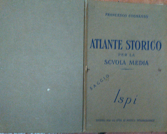 Atlante storico per la scuola media - copertina