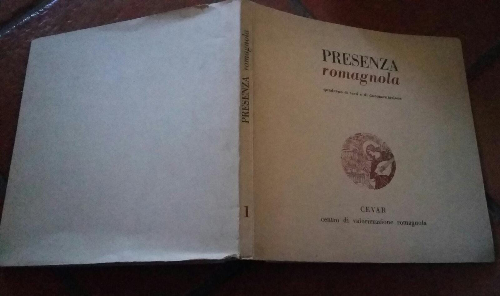Presenza Romagnola Quaderno di testi e di documentazione 1 - copertina