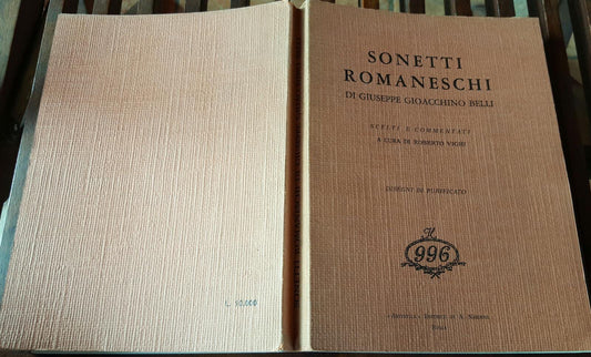 Sonetti Romaneschi - copertina