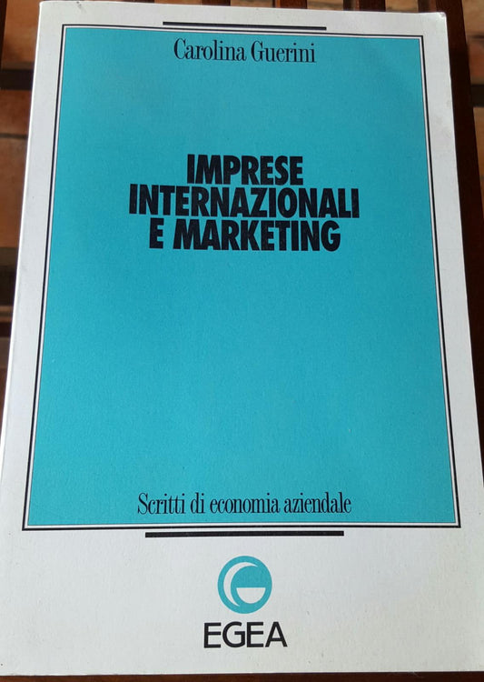 Imprese internazionali e marketing - copertina