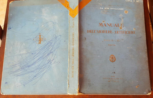 Manuale dell'armiere artificiale Parte II e III - copertina