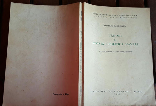 Lezioni di storia e politica navale - copertina