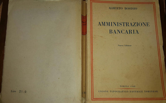 Amministrazione bancaria - copertina