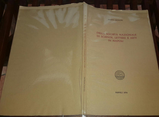 Della società nazionale di scienze, lettere e arti in Napoli - copertina