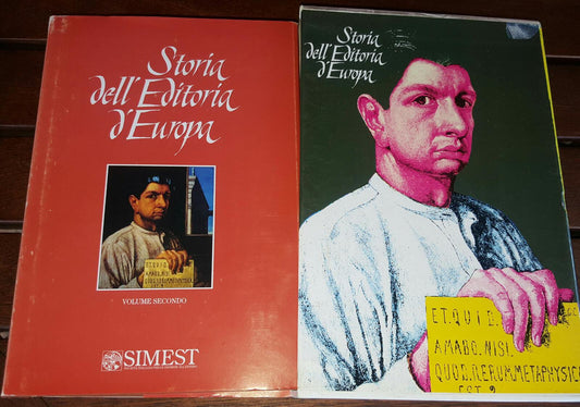 Storia dell'editoria d'Europa Volume secondo - copertina
