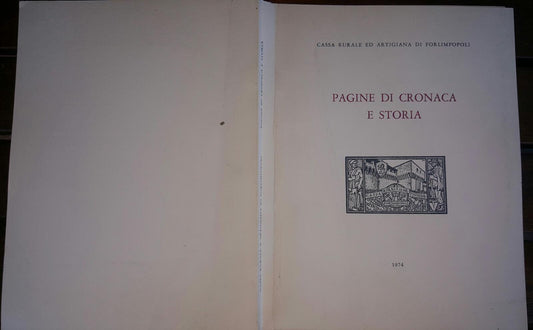 Pagine di cronaca e storia - copertina