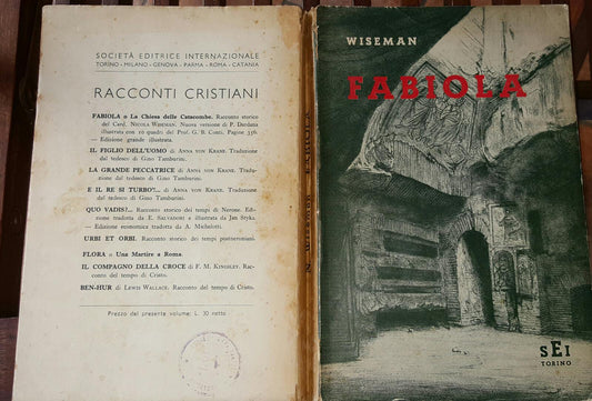 Fabiola o la Chiesa delle Catacombe - copertina