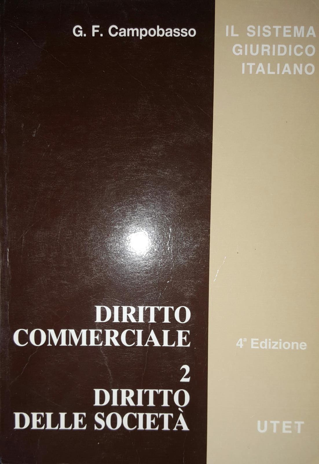 Diritto commerciale. 2. Diritto delle societa' - copertina