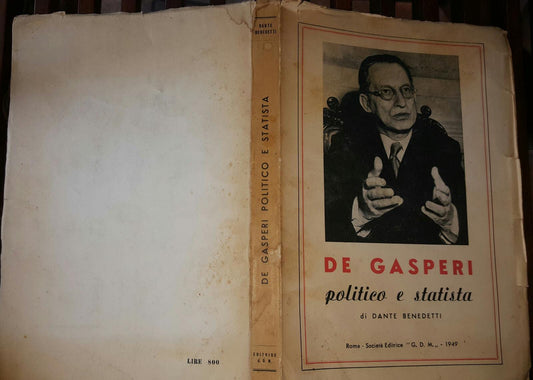 De Gasperi politico e statista - copertina
