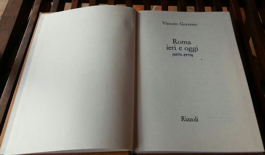 Roma ieri e oggi (1870-1970) - copertina