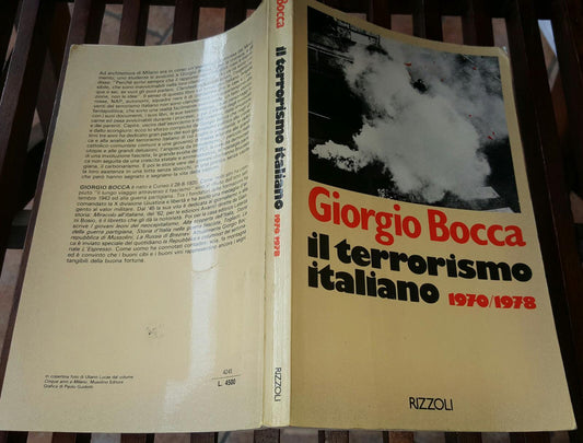 Il terrorismo italiano 1970/1978 - copertina