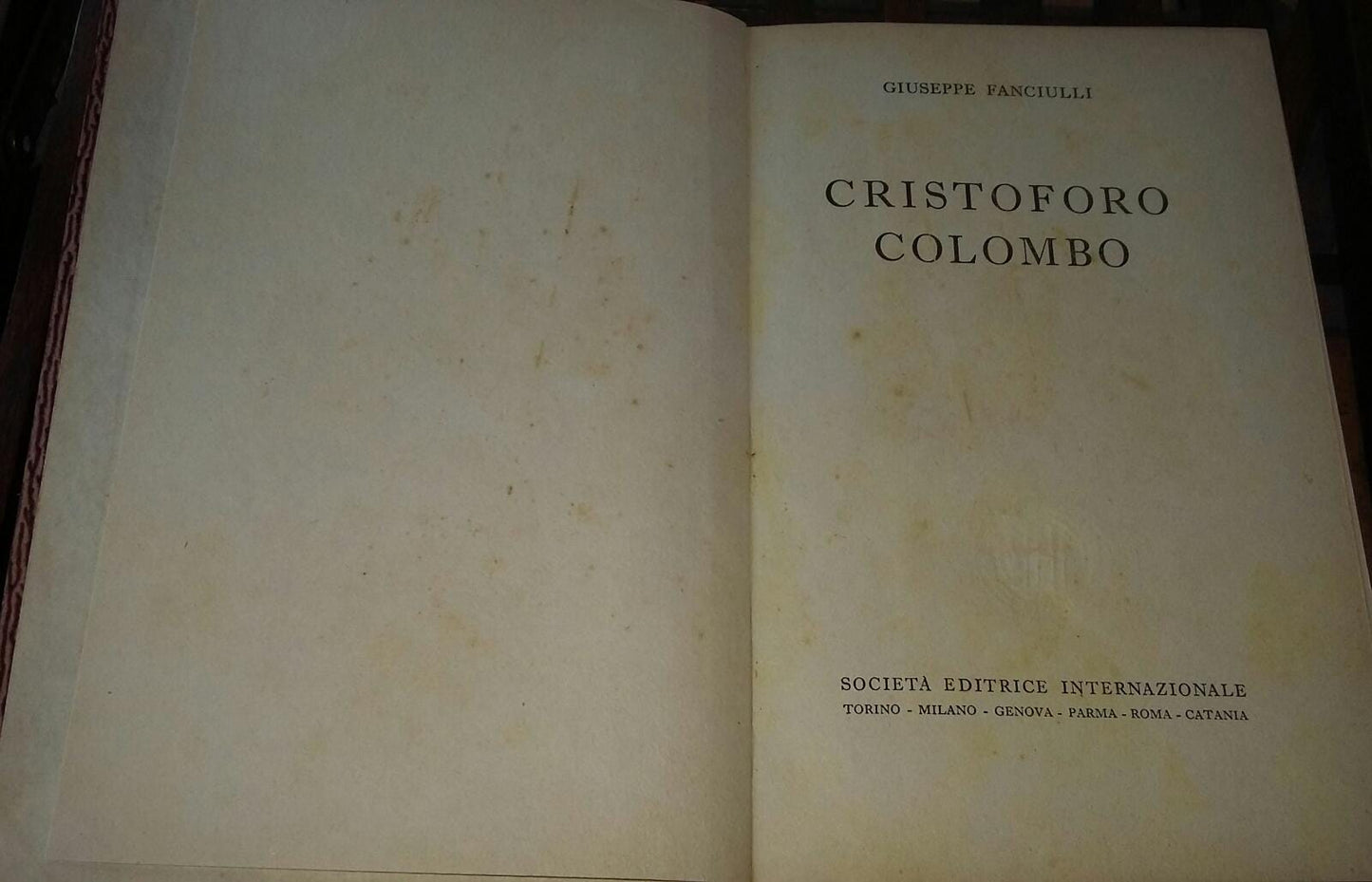 Cristoforo Colombo - copertina