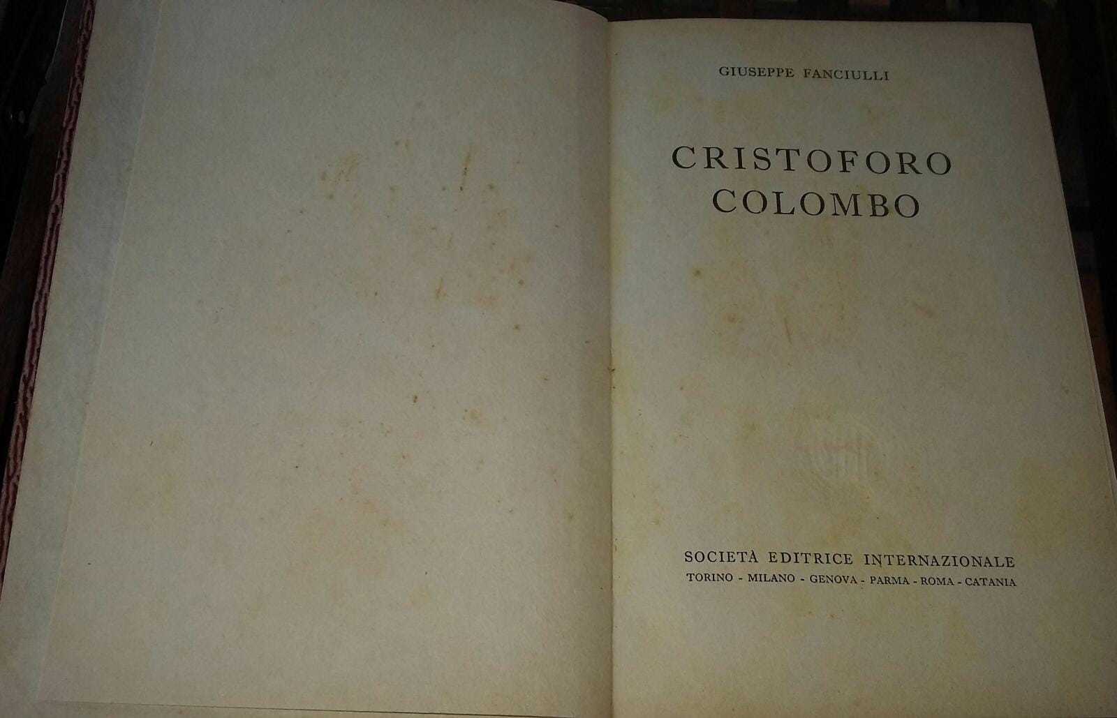 Cristoforo Colombo - copertina