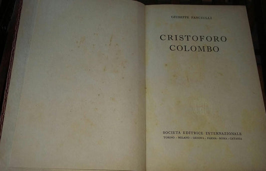 Cristoforo Colombo - copertina