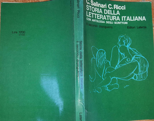 Storia della letteratura italiana con antologia degli scrittori  Volume II - copertina