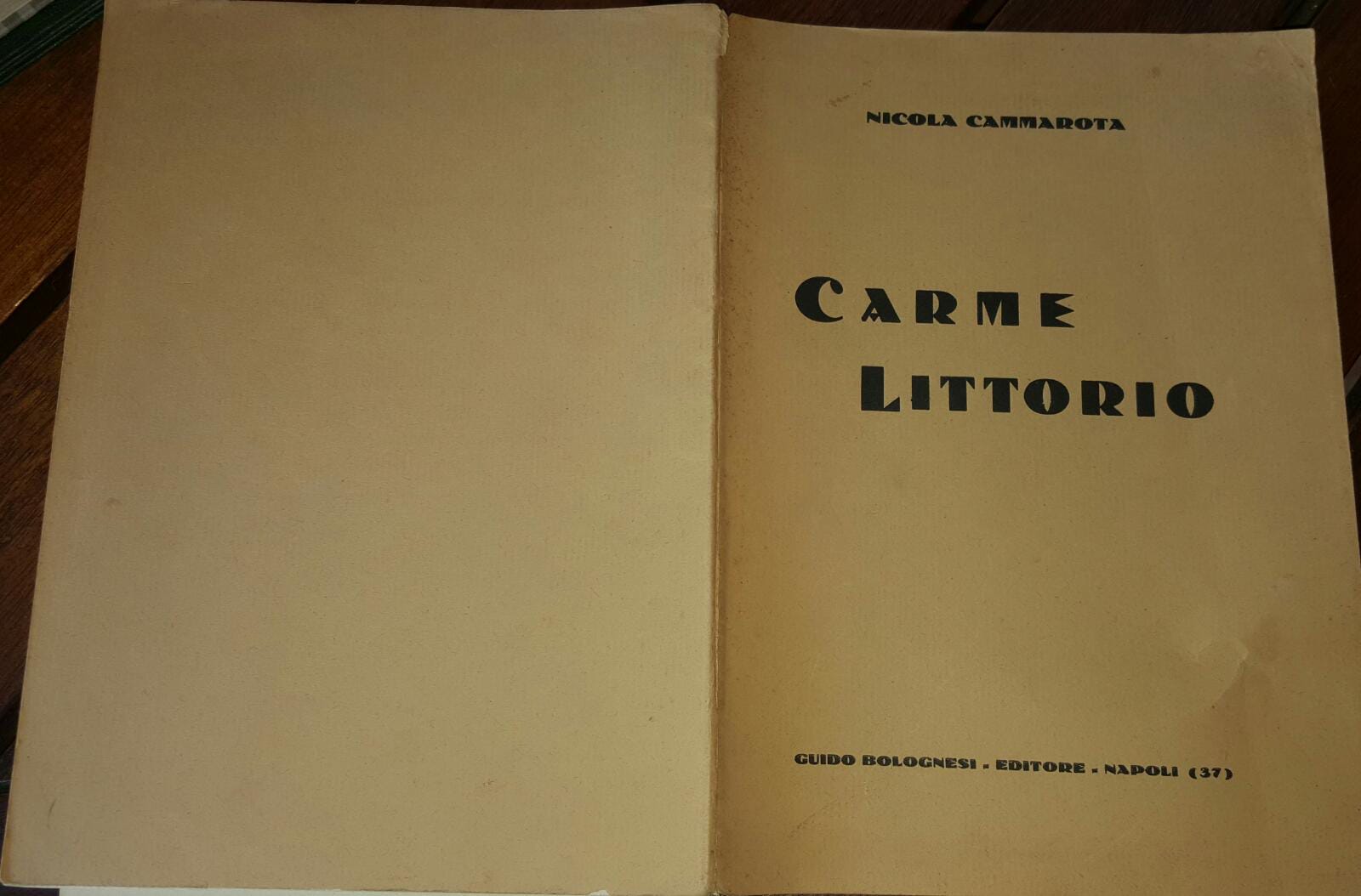 Carme Littorio - copertina