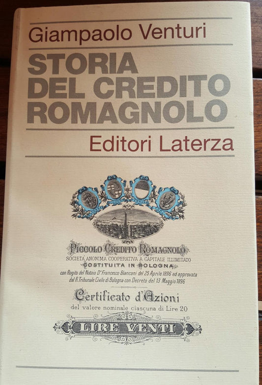 Storia del credito romagnolo - copertina