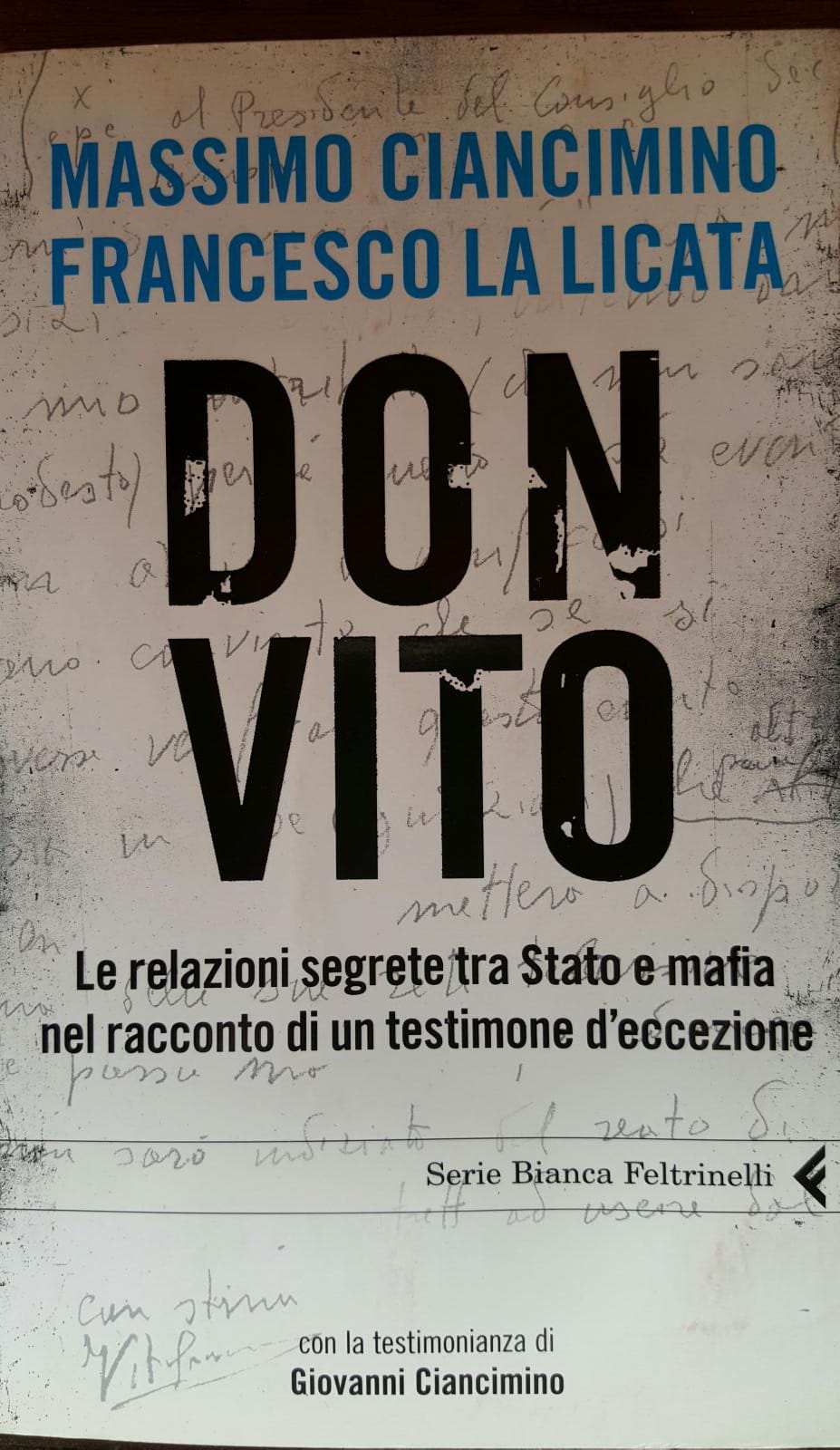Don Vito. Le relazioni segrete tra Stato e mafia nel racconto di un testimone d'eccezione - copertina