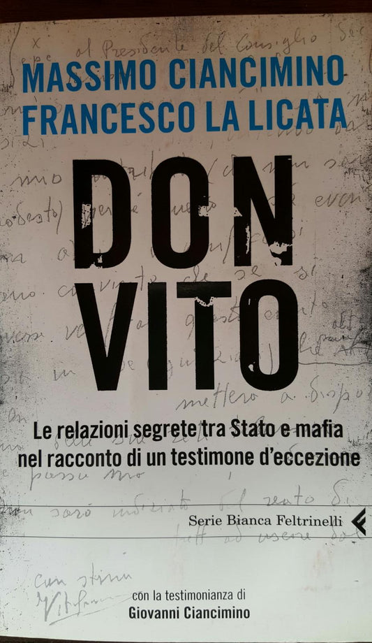 Don Vito. Le relazioni segrete tra Stato e mafia nel racconto di un testimone d'eccezione - copertina