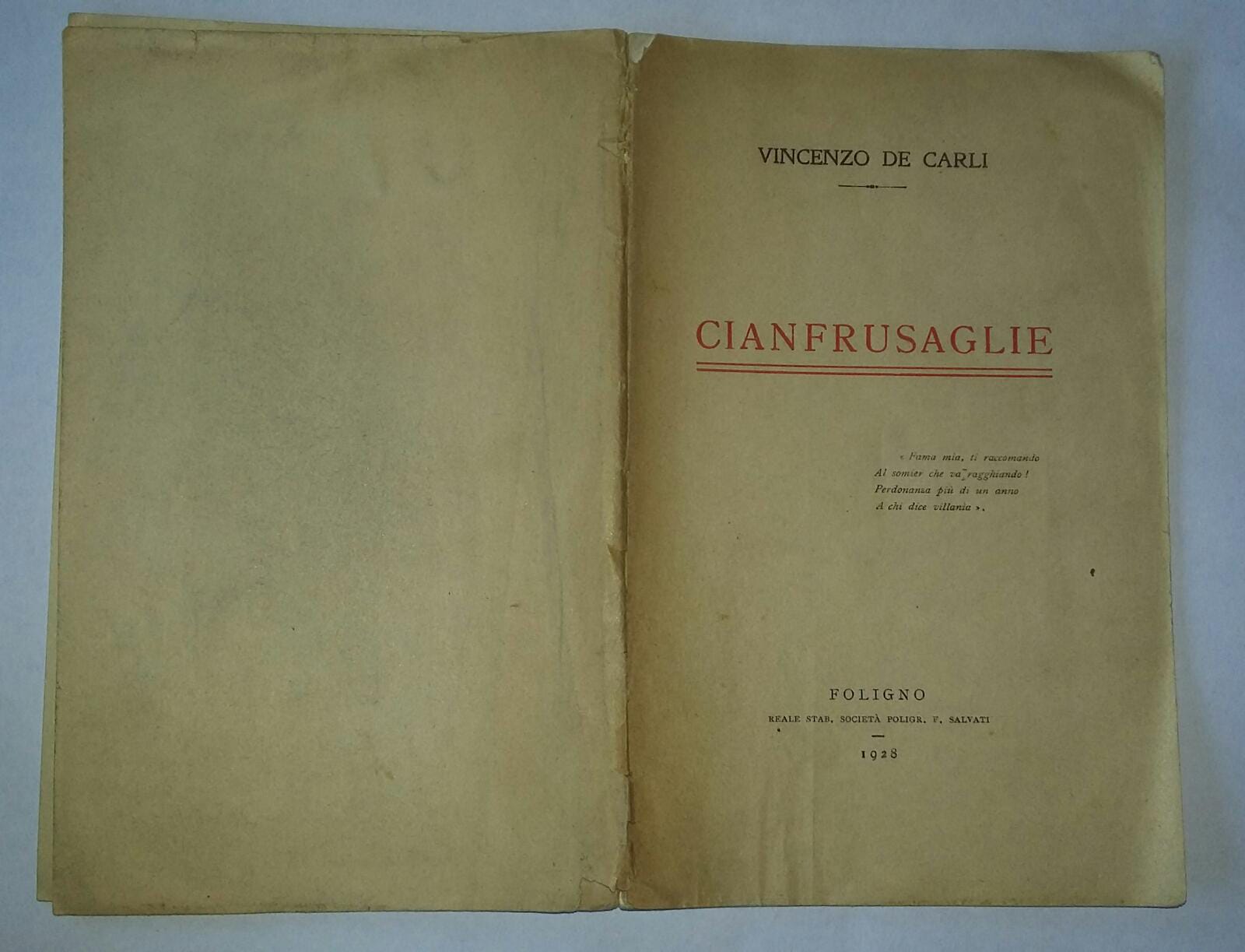 Cianfrusaglie - copertina