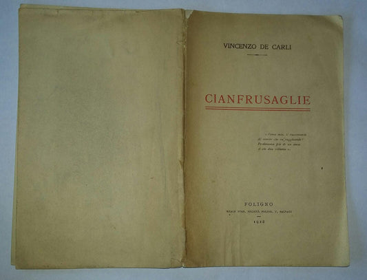 Cianfrusaglie - copertina