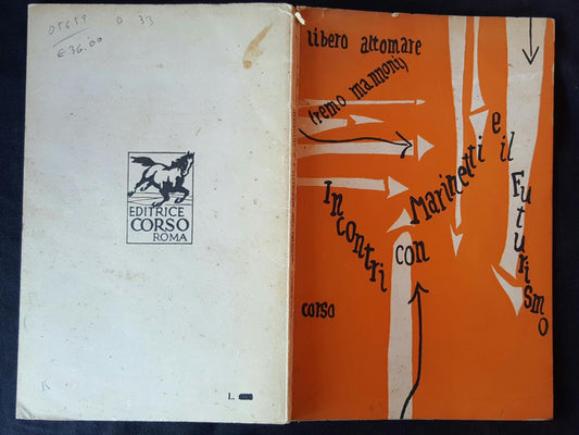 Incontri con Marinetti e il futurismo - copertina