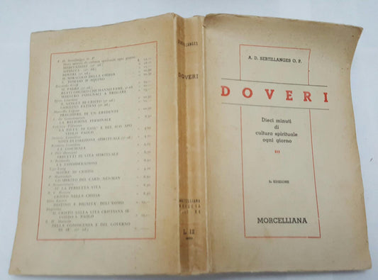 Doveri  III - copertina