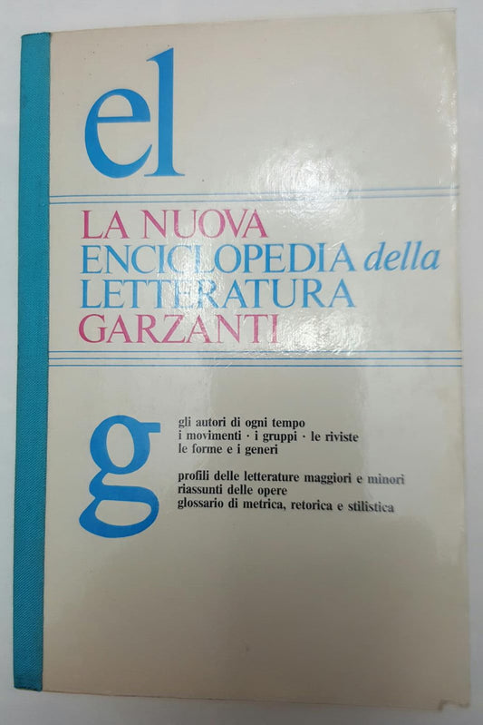 La nuova enciclopedia della letteratura Garzanti el - copertina