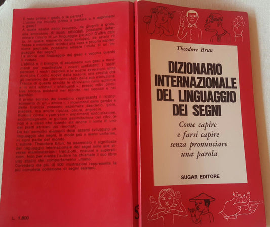 Dizionario internazionale del linguaggio dei segni - copertina