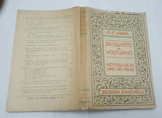 Da Quarto al volturno Noterelle uno dei mille - copertina