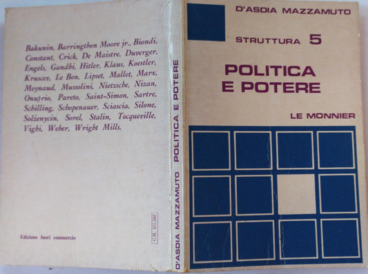 Politica e potere - copertina