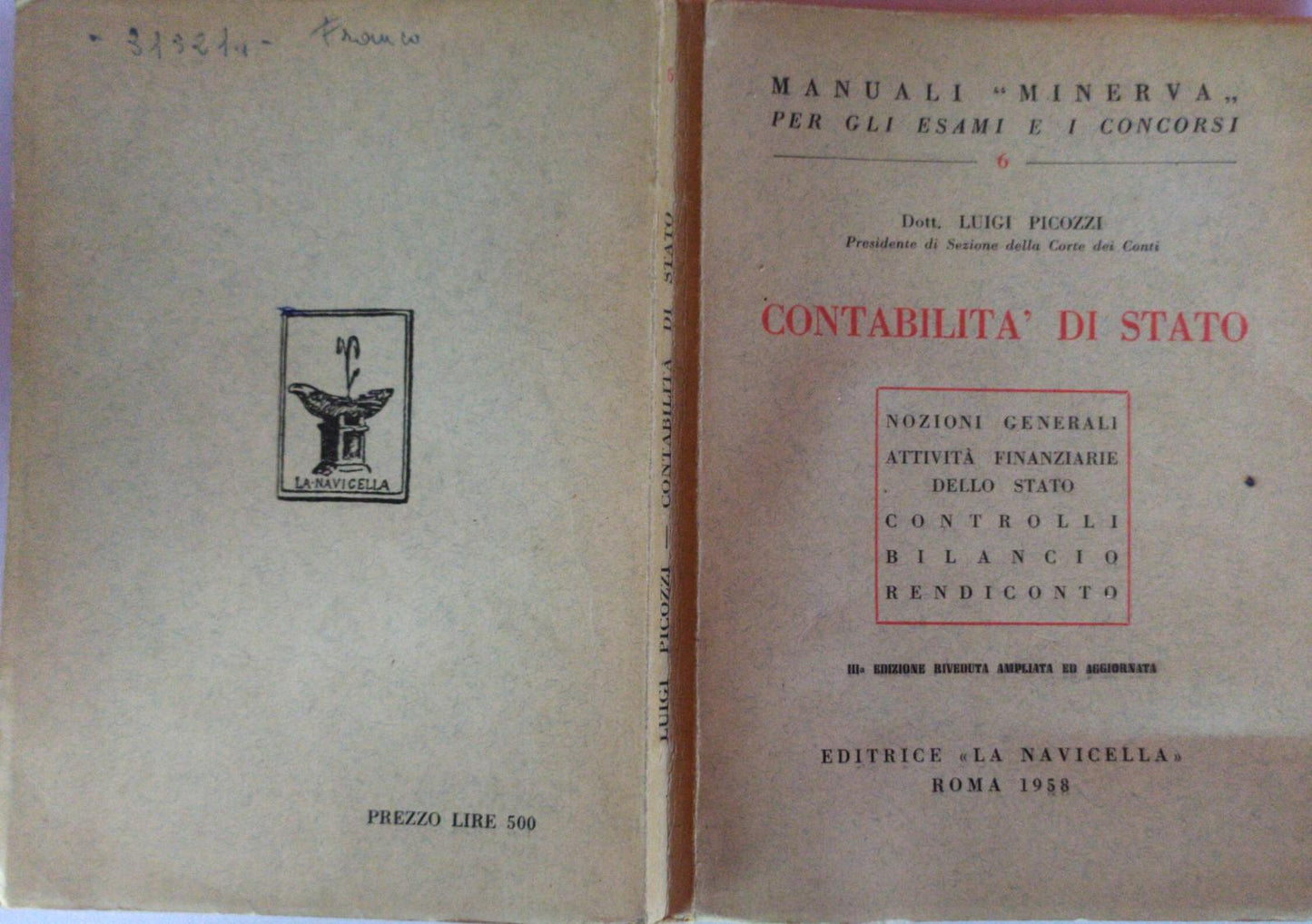 Contabilita' di stato - copertina