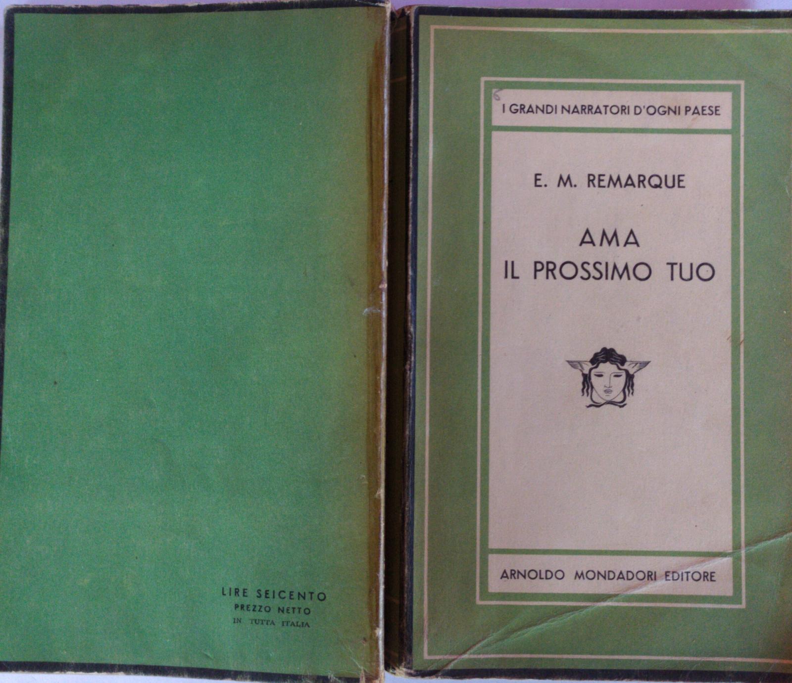 Ama il prossimo tuo - copertina