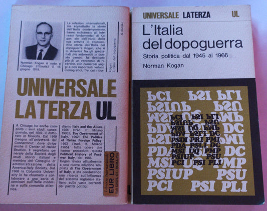 L'Italia del dopoguerra. Storia politica dal 1945 al 1966 - copertina