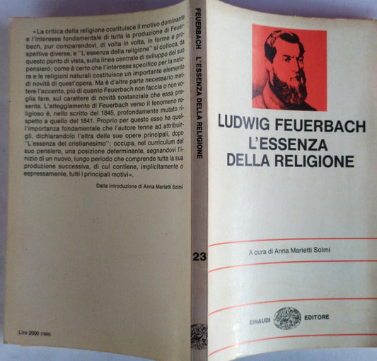 L'essenza della religione - copertina