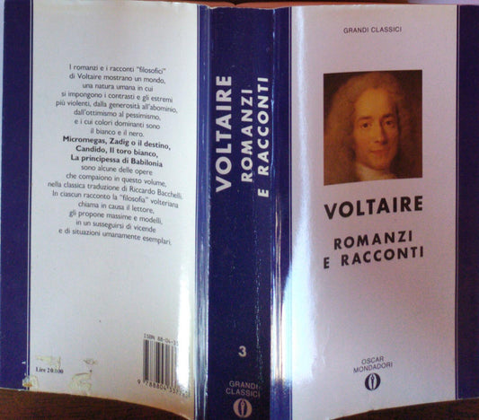Voltaire Romanzi e racconti - copertina