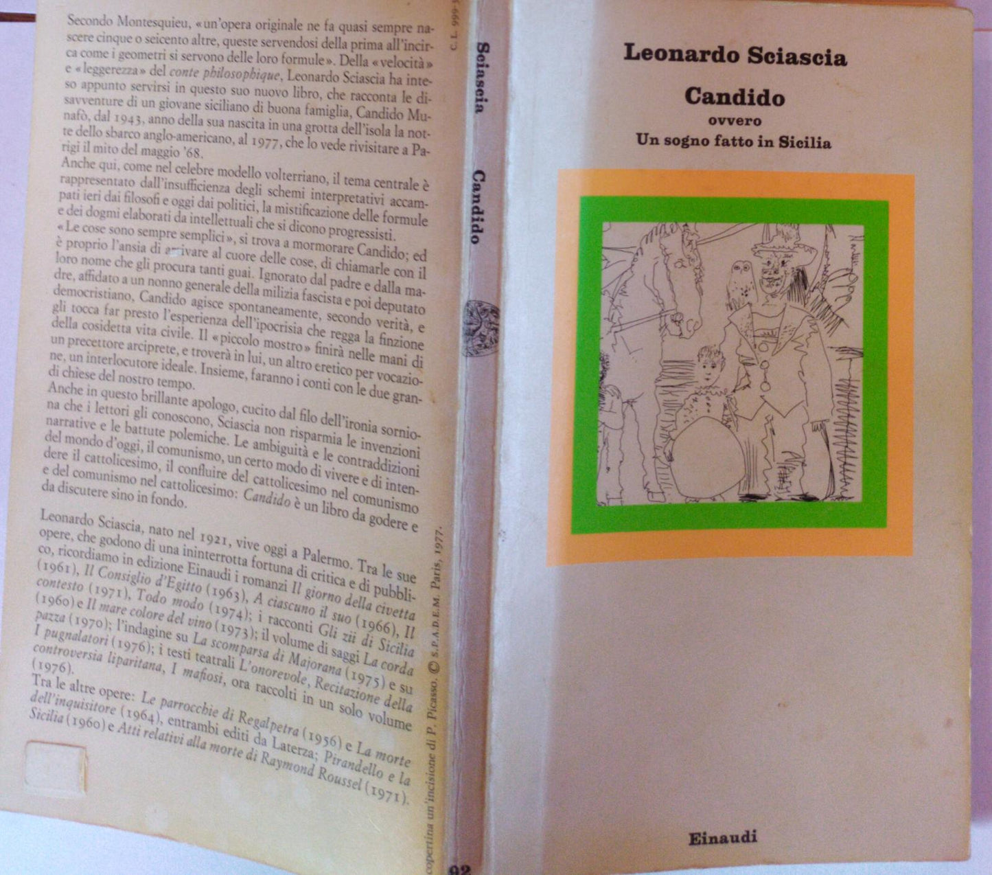 Candido Ovvero un sogno fatto in Sicilia - copertina