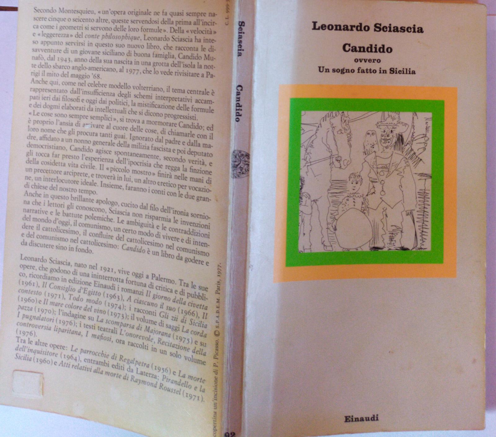 Candido Ovvero un sogno fatto in Sicilia - copertina