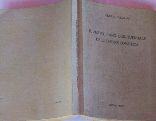 Il sesto piano quinquennale dell'Unione Sovietica - copertina