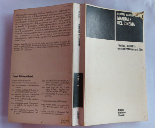 Manuale del cinema - copertina