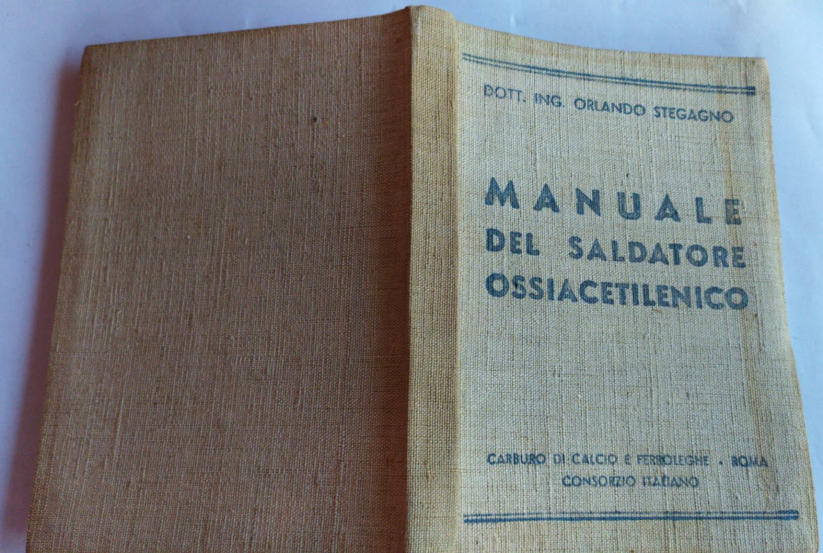 Manuale del saldatore ossiacetilenico - copertina