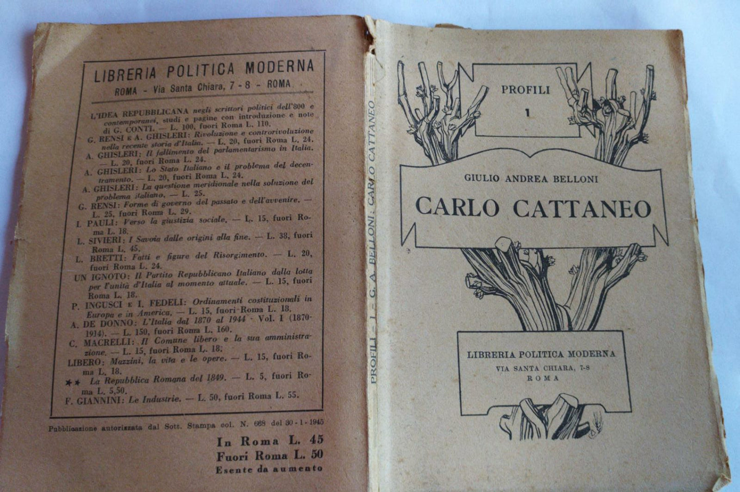 Carlo Cattaneo - copertina