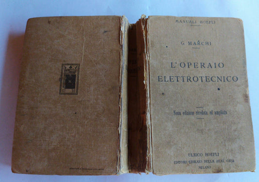 Manuale pratico per l'operaio elettrotecnico - copertina