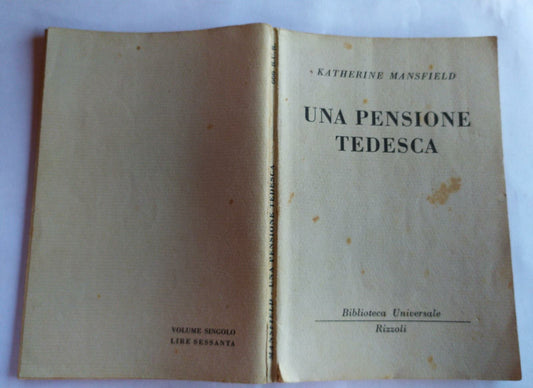 Una pensione tedesca - copertina