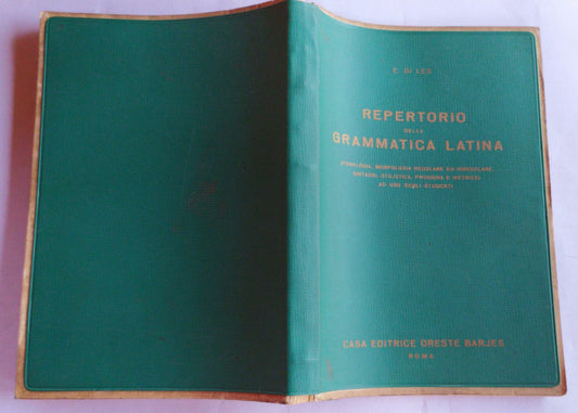 Repertorio della grammatica latina - copertina